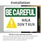 Signmission Safety Culture Sign, 5 in Width, Vinyl Decal, Rectangle OS-2PACK-BC-D-35-L-10060 - alternate 5
